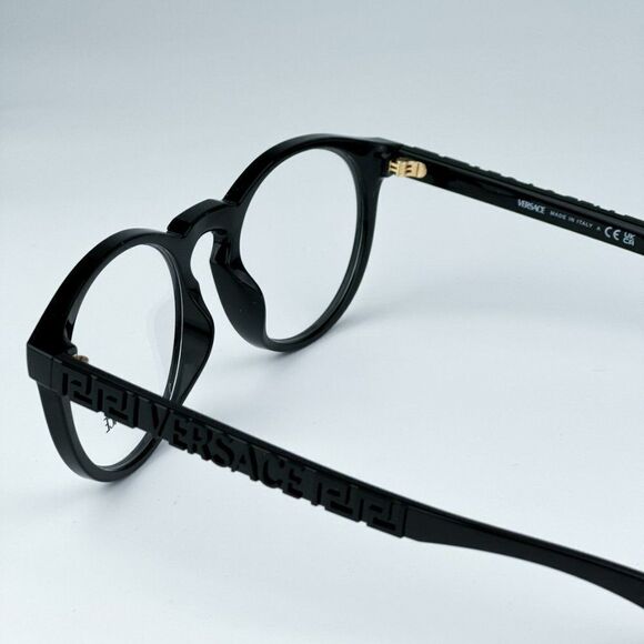 NEW Versace VE3355U GB1 Black Oval Unisex Eyeglasses VE 3355U - Picture 8 of 10